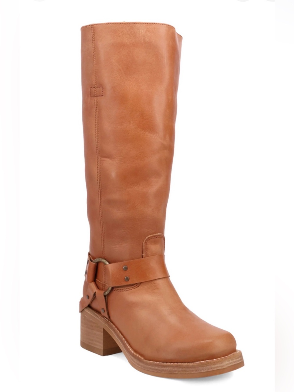 NEW DINGO TAN LEATHER DI2292 CASBAH WESTERN KNEE HIGH BOOTS SZ 10
